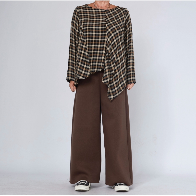CALÇA DE MOLETOM EM MISTURA DE ALGODÃO